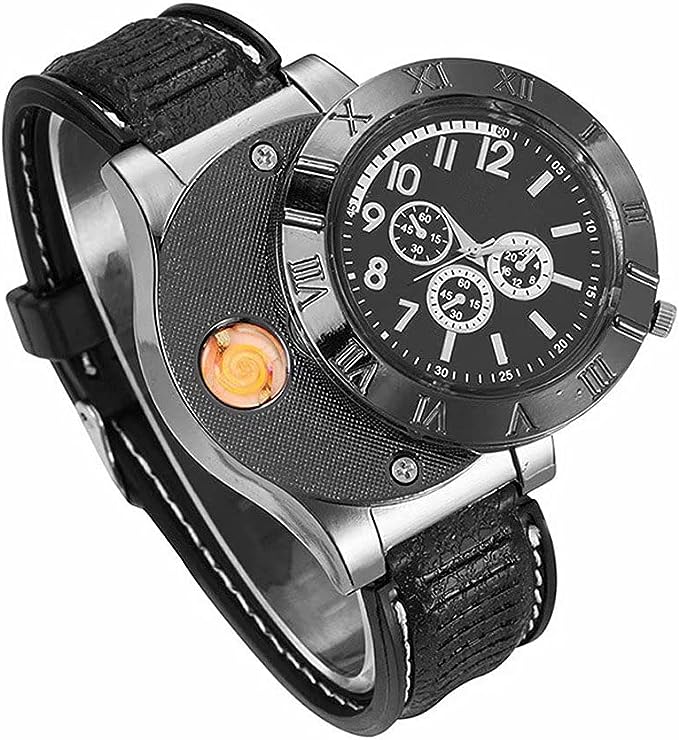 USB Lighter Men's  Watch