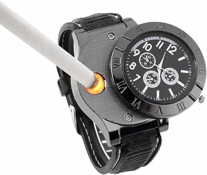 USB Lighter Men's  Watch